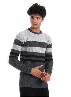 Caesar Wool Mens Pullover With Multi Design  - Image 3