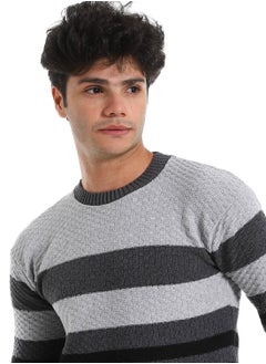 Caesar Wool Mens Pullover With Multi Design  - Image 2