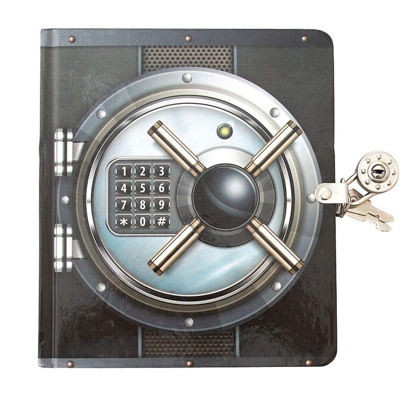 Playhouse Vault Door Lock & Key Lined Page Diary for Kids - Image 4