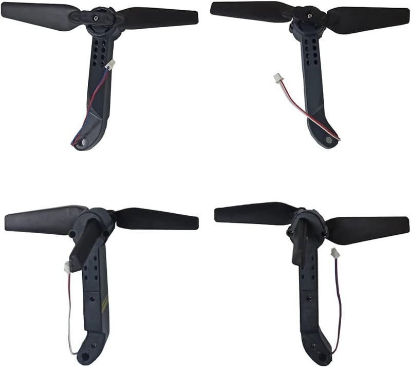 Xmipbs قطع غيار طائرة رباعية RC أذرع طائرة درون مع مراوح طائرة سباق FPV متوافقة مع E58L800JY019S168 4 قطع مشمولة - Image 2