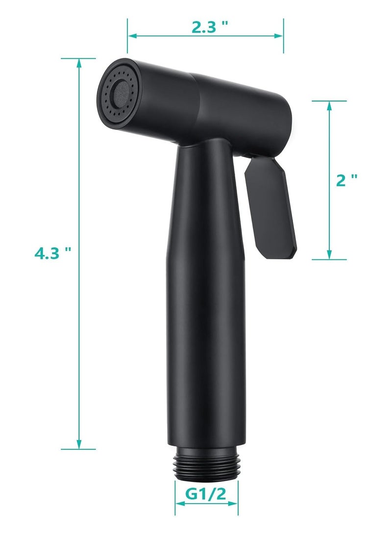 MARK STORE Toilet Spryer with Attachments, Shattaf Handheld Luxury, Heavy-duty and durable Bathroom Jet, Cloth Diaper Sprayer, Muslim Shower Handheld Faucet  - Image 3