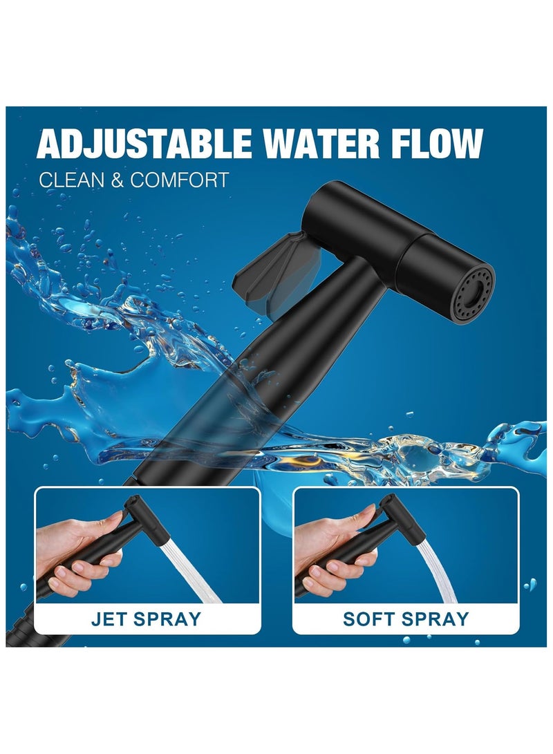 MARK STORE Toilet Spryer with Attachments, Shattaf Handheld Luxury, Heavy-duty and durable Bathroom Jet, Cloth Diaper Sprayer, Muslim Shower Handheld Faucet  - Image 4
