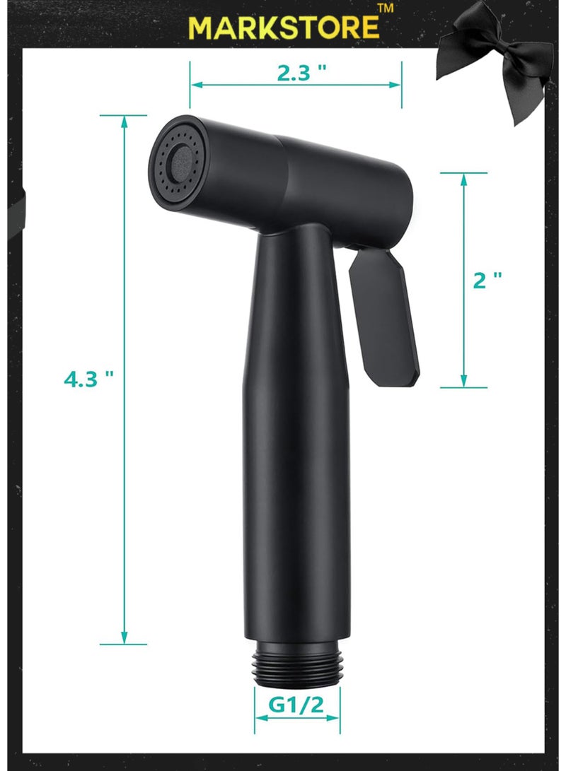 MARK STORE Toilet Spryer with Attachments, Shattaf Handheld Luxury, Heavy-duty and durable Bathroom Jet, Cloth Diaper Sprayer, Muslim Shower Handheld Faucet - Image 3