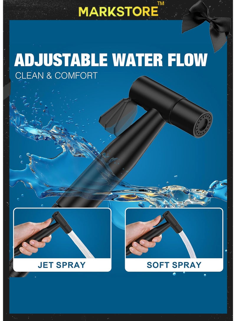 MARK STORE Toilet Spryer with Attachments, Shattaf Handheld Luxury, Heavy-duty and durable Bathroom Jet, Cloth Diaper Sprayer, Muslim Shower Handheld Faucet - Image 4