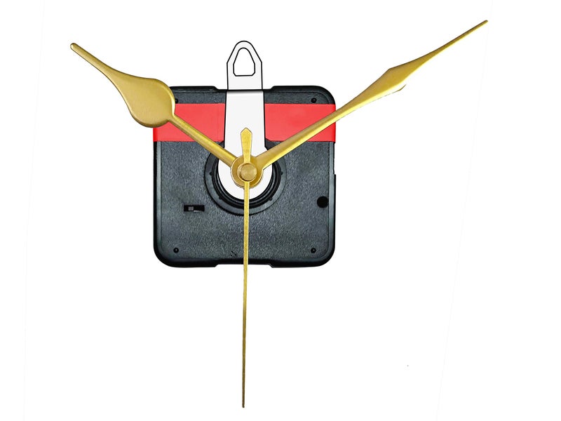 IIK COLLECTION Analogue 18MM Long Spindle Quartz Movement Plastic Machine with Golden Hands Kit for Wall Clock (IIK-MOV-PL-034) - Image 1