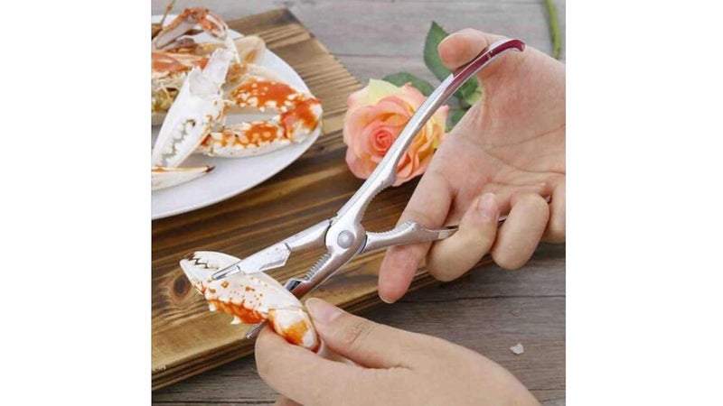 OLRADA Crab Cutter Tool Set, Stainless Steel Multipurpose Crackers, Shell Fish, Lobster Crab Cutter & Nutcracker 1Pcs - Image 4