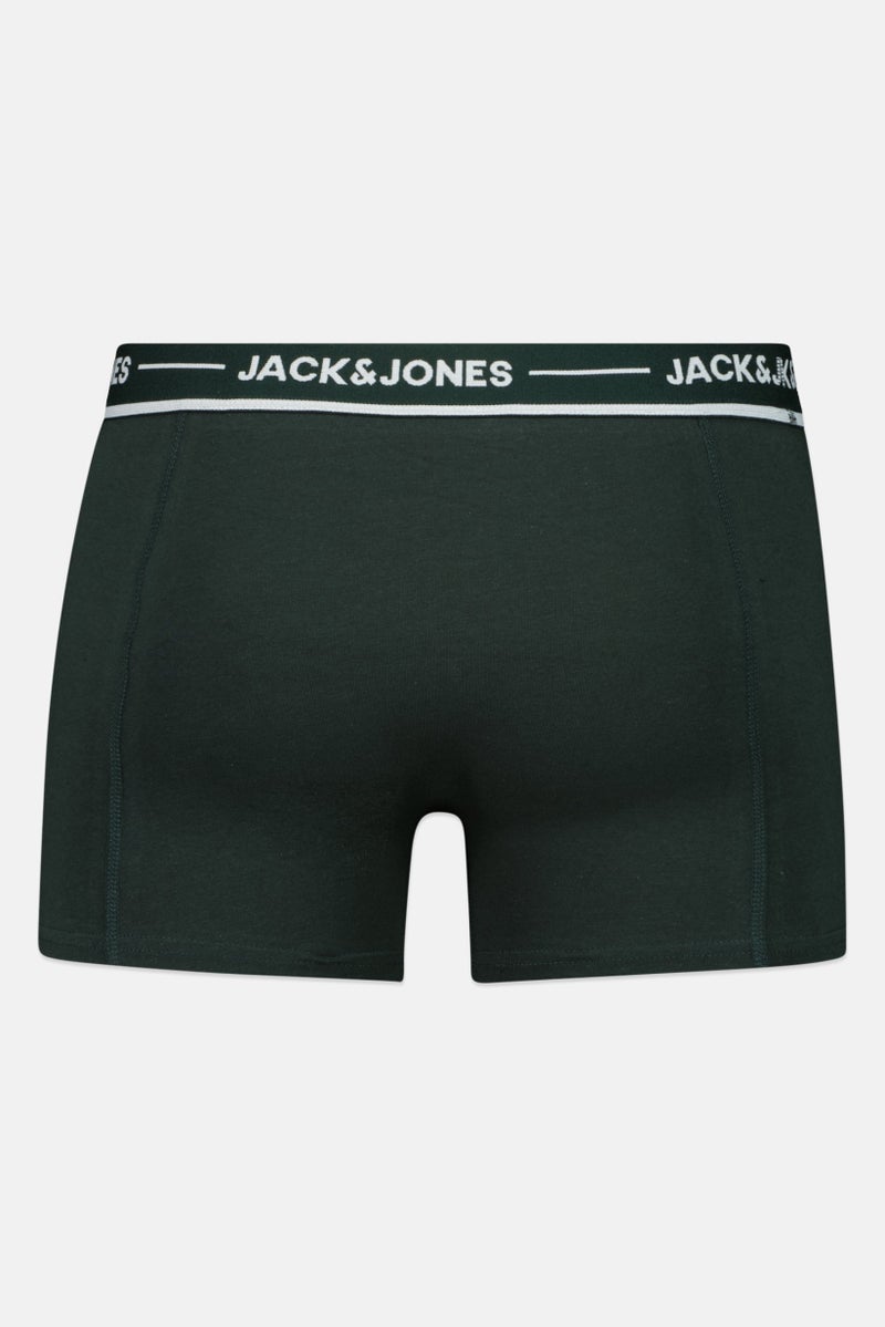 JACK & JONES Men 3 Pcs Brand Logo Trunks, Multicolor - Image 4