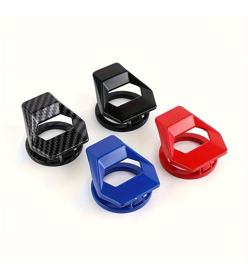 Blue Car One Key Start Cover Ignition Switch Protection Scratch Resistant Decorative Interior Cover - Image 5