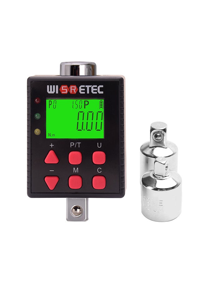 Generic Digital Torque Meter Digital Backlight Display Wrench Torque Tester Two Working Modes Adjustable Five Units Switchable with Buzzer and LED Indicator Light Function  - Image 5