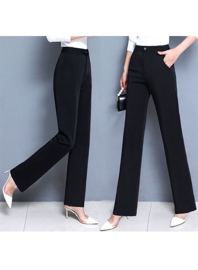 Suit Straight Leg Pants Women's Korean Style High Waist Slimming Professional Pants Women's 2023 New Spring Summer Autumn Work Long Pants