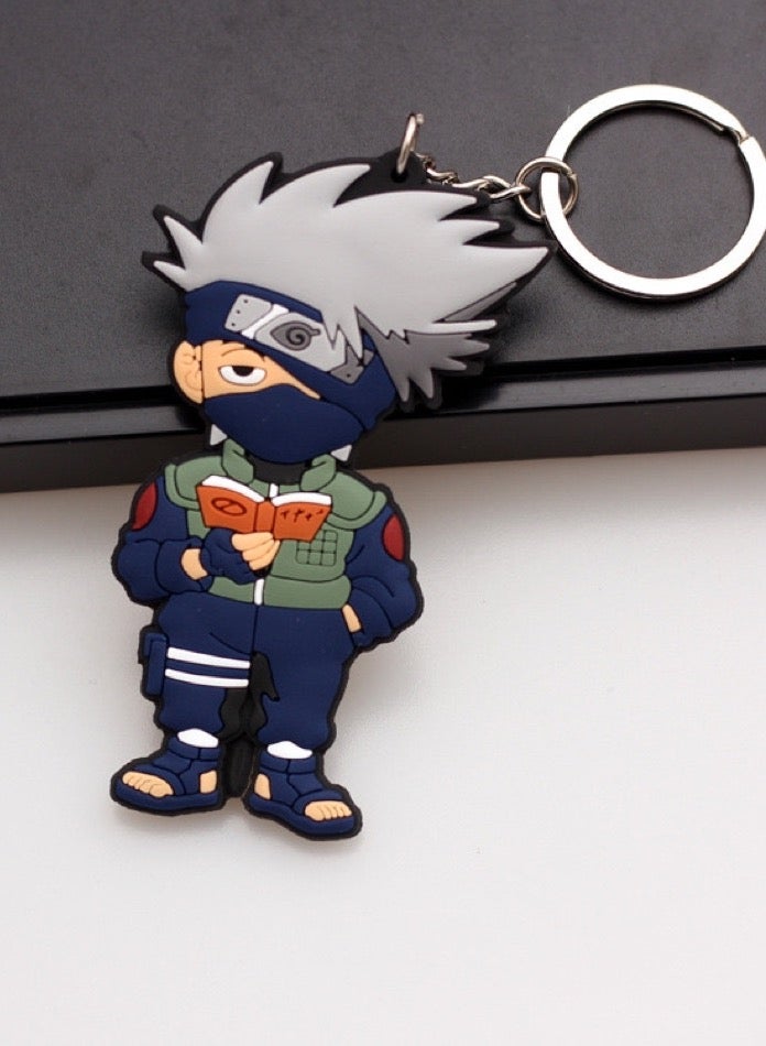 Rubber keychain - anime Naruto teacher Kakashi Hatake