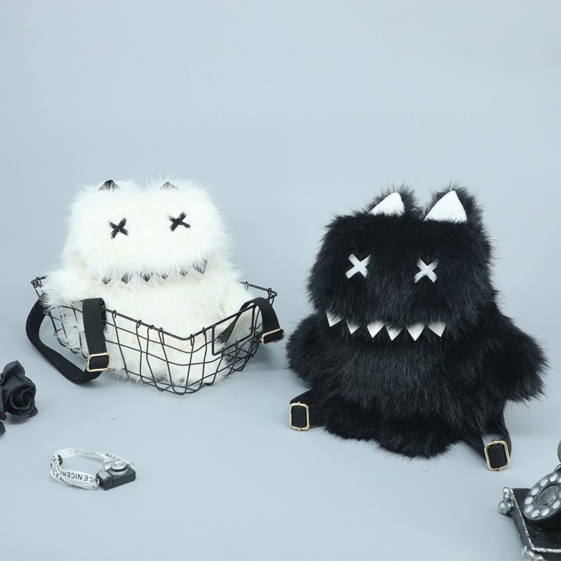 Plush Anime Cat Backpack - Image 4