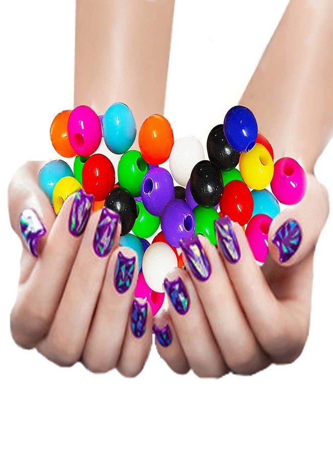 ARNIYAVALA Count & Learn Rainbow Jumbo Beads Pack of 100 - Multicolour-for Kids - Image 4