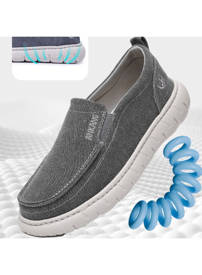 Anglerfish Old Beijing Men's Slip-on Breathable Casual Shoes Lightweight Soft Sole A5050 Blue Size 39 - Image 3