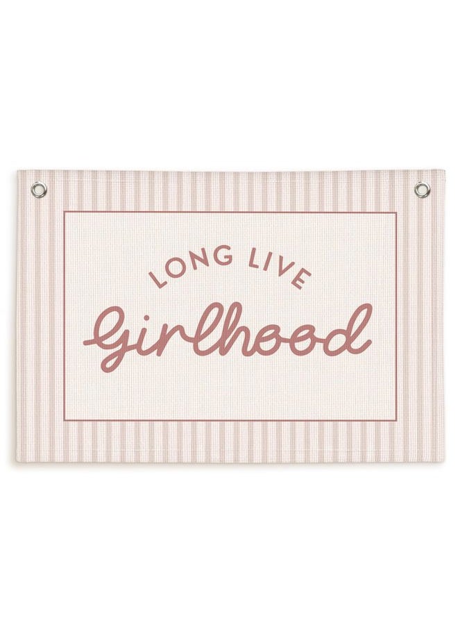 Lacama 442-MS-lkgq-girl'sroom canvas banner kids room decor wall art - Image 1