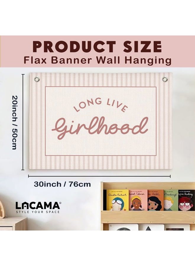Lacama 442-MS-lkgq-girl'sroom canvas banner kids room decor wall art - Image 4