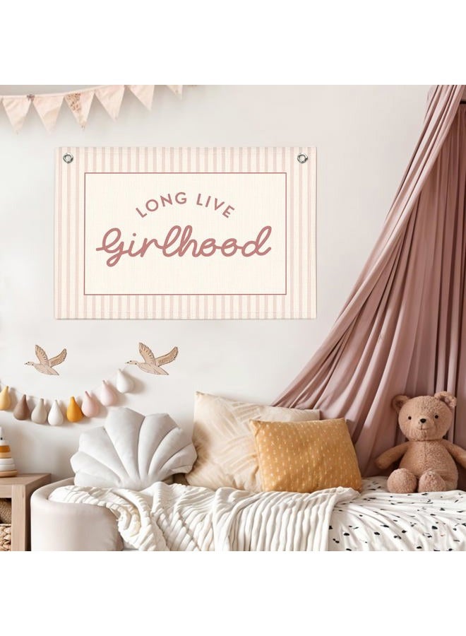 Lacama 442-MS-lkgq-girl'sroom canvas banner kids room decor wall art - Image 2
