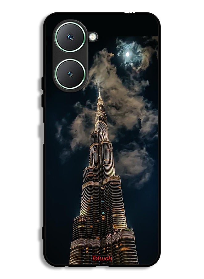 Tolwak Vivo Y18i 4G Protective Case Cover Burj Khalifa In Night - Image 1