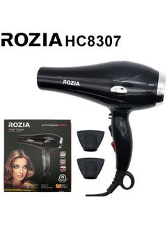 Rozia ROZIA Professional Hair Dryer 3000W – Powerful AC Motor | Fast 12km/h Airflow | Ionic Technology for Smooth, Frizz-Free Hair 