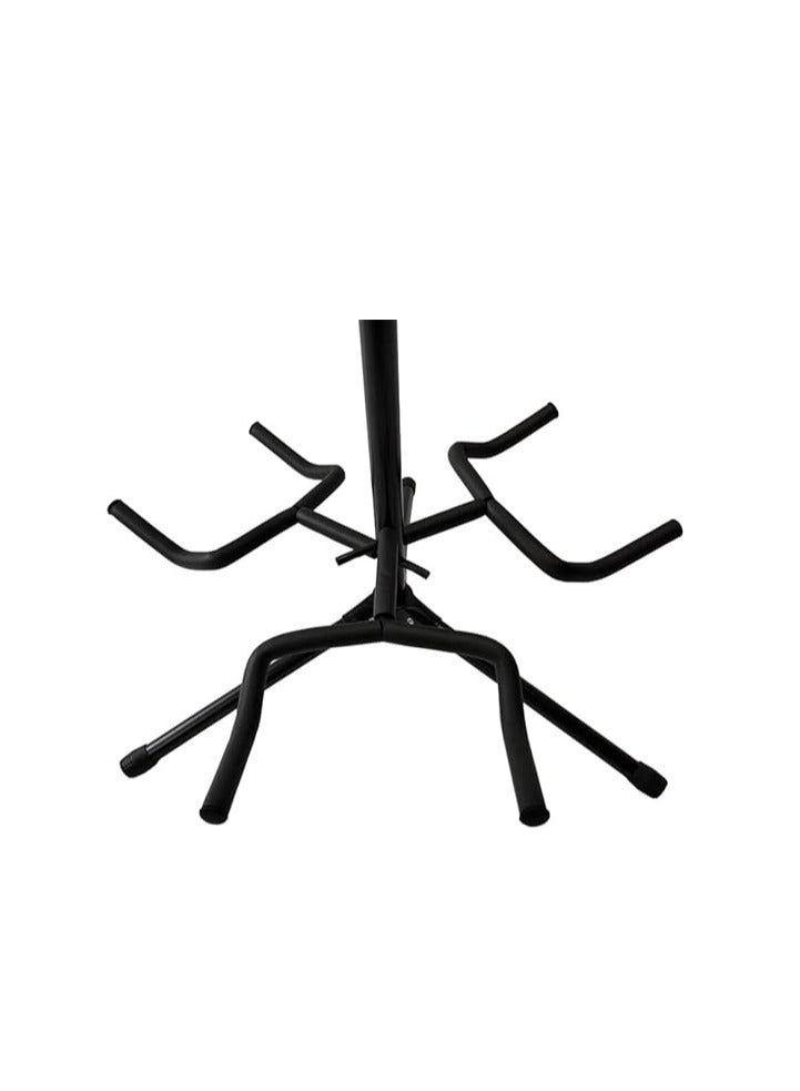 Generic Adjustable Three Hold Guitar Stand; Holds Electric or Acoustic Guitar  - Image 4