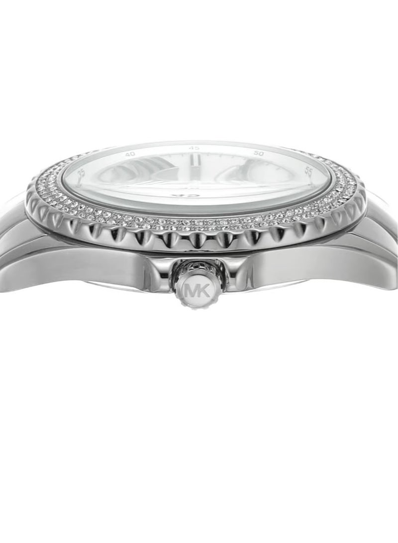 ام كي ساعة إيفرست النسائية المصنوعة من الفولاذ المقاوم للصدأ - MK7403 - Image 4