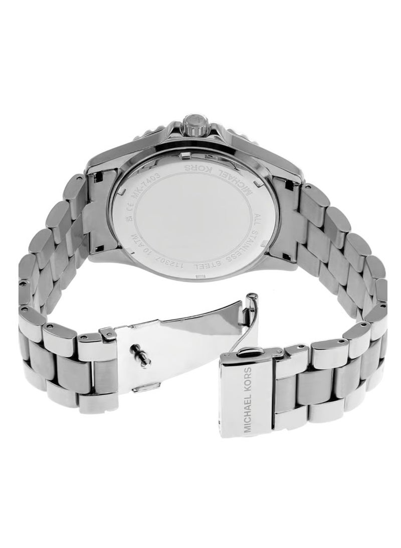 ام كي ساعة إيفرست النسائية المصنوعة من الفولاذ المقاوم للصدأ - MK7403 - Image 2