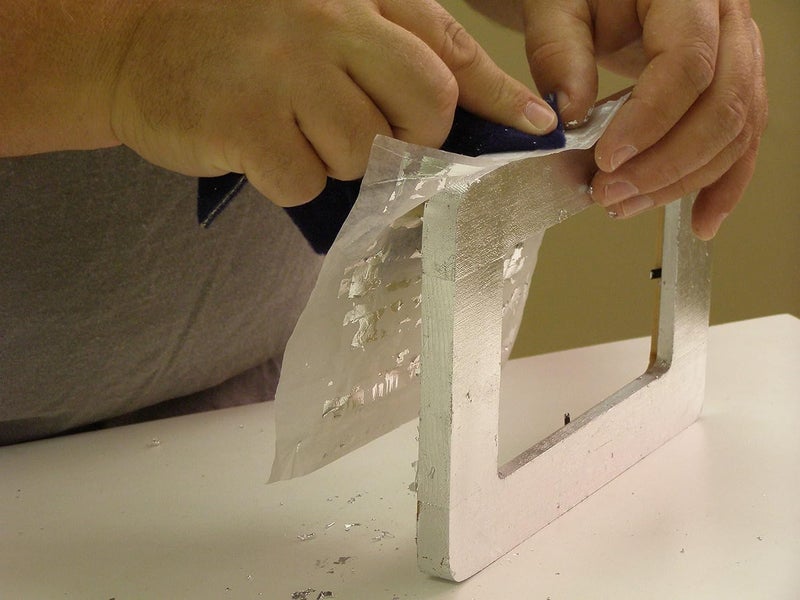 Speedball Mona Lisa Composition Silver Metal Leaf Sheets - 25 Pack of Aluminum Leafing Sheets - Image 3