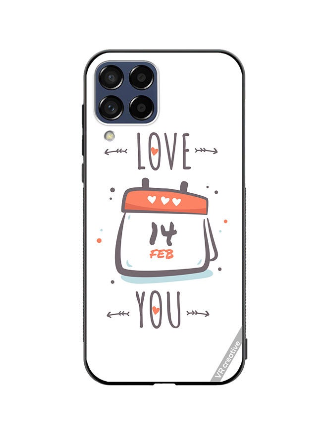 VR CREATIVE Protective Case Cover For Samsung Galaxy M33 I Love You Design Multicolour - Image 1
