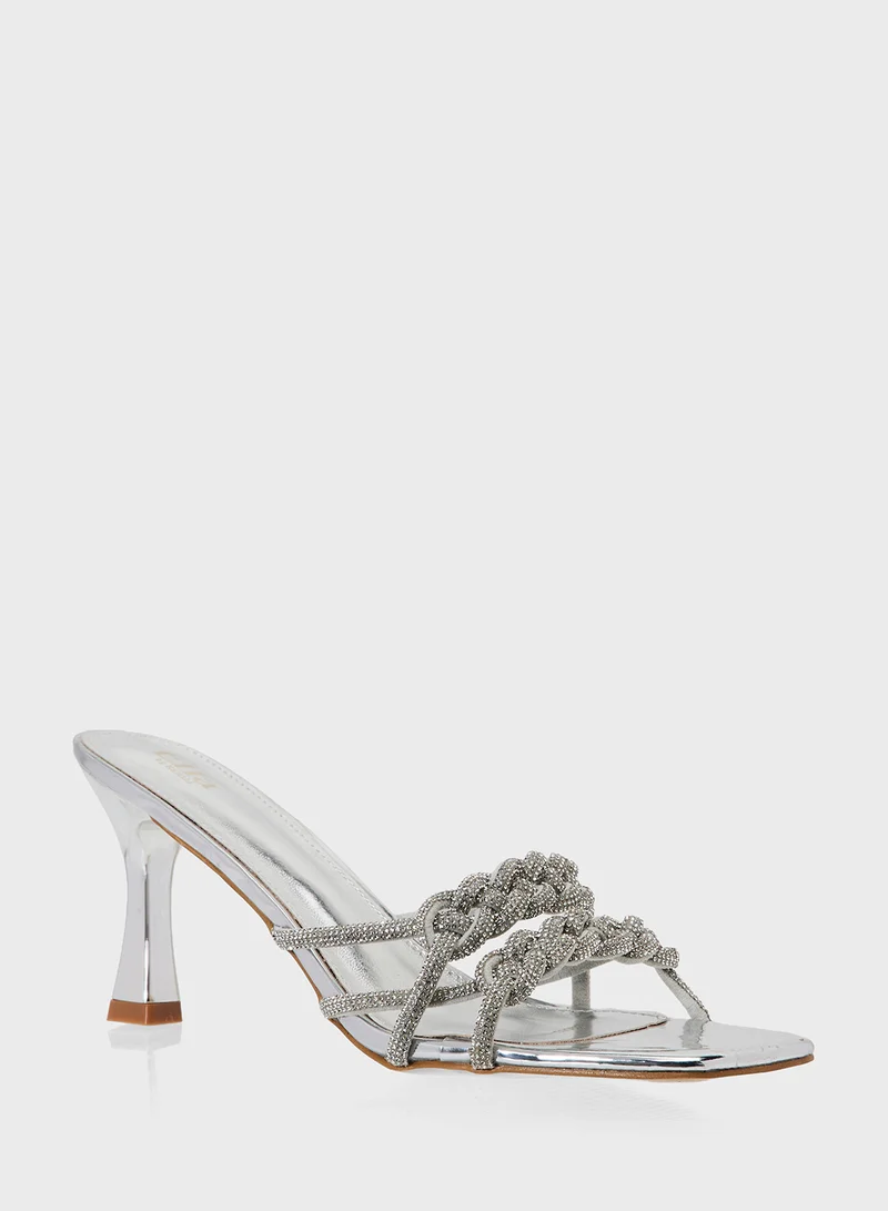 ELLA Diamante Heeled Sandal