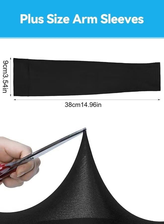 Happy D 4-Pack Arm Sleeves for Women Men Youth|UPF 50 Arm Warmers UV Sun Protection Arm Cooling Sleeves, One Size Sun Protection Arm Sleeve Cover Tattoo - Image 3