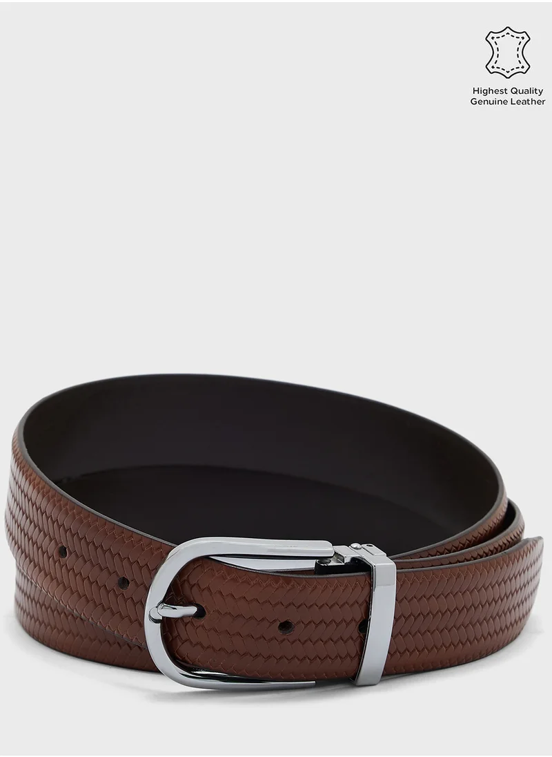 Robert Wood Genuine Leather 35Mm Resizable Formal Belt