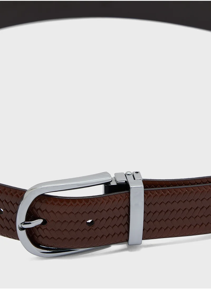 روبرت وود Genuine Leather 35Mm Resizable Formal Belt