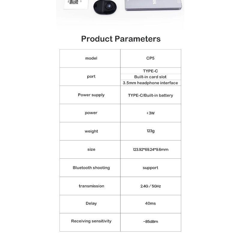 Shimbol CP5 5 inch 1080p Full HD Touchscreen Selfie Monitor Screen Mirroring for Camera - Image 4