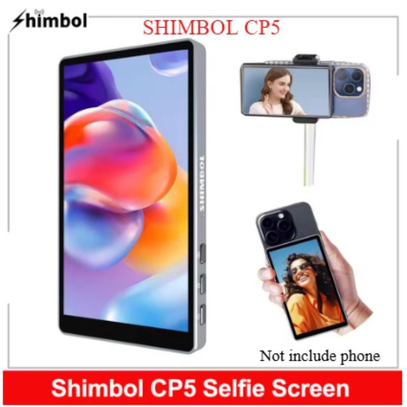 Shimbol CP5 5 inch 1080p Full HD Touchscreen Selfie Monitor Screen Mirroring for Camera - Image 1