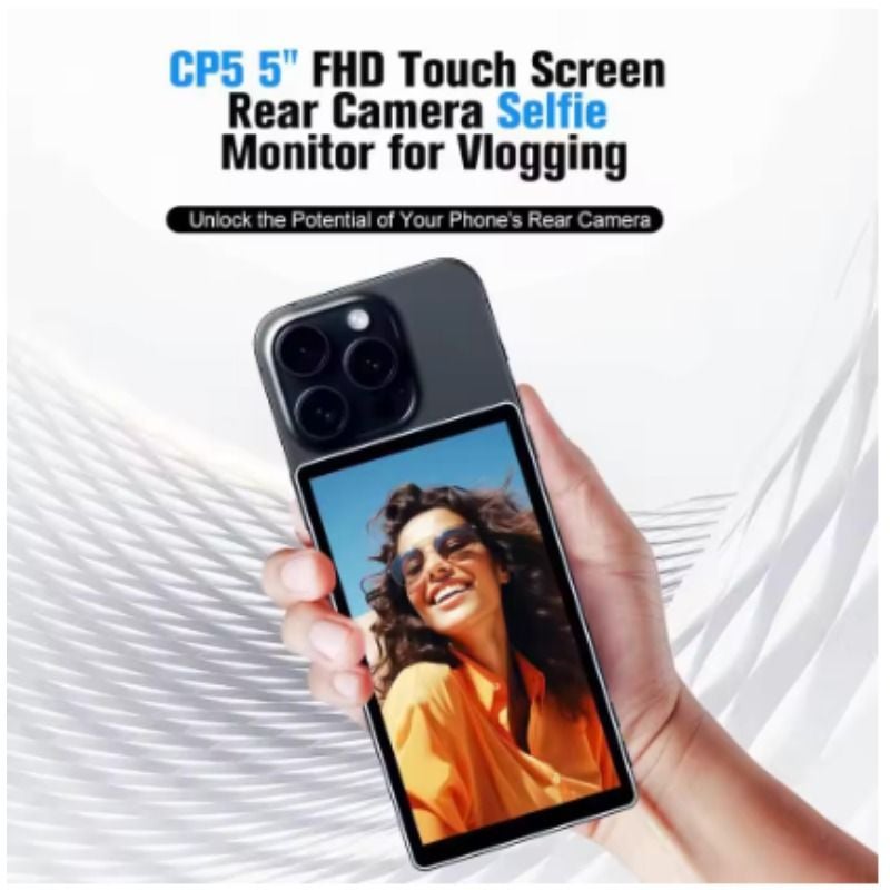 Shimbol CP5 5 inch 1080p Full HD Touchscreen Selfie Monitor Screen Mirroring for Camera - Image 5