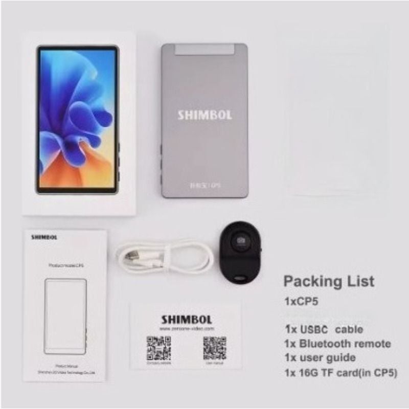 Shimbol CP5 5 inch 1080p Full HD Touchscreen Selfie Monitor Screen Mirroring for Camera - Image 3