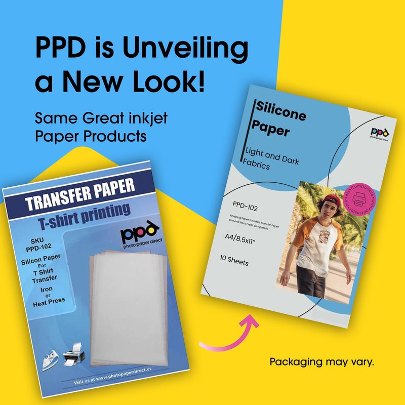 PPD 10 Sheets 8.5x11â€ - Silicone Protective Paper for Heat Transfer with Iron or Heat Press - Reusable Non-Stick Sheets - PPD-102 - Image 2