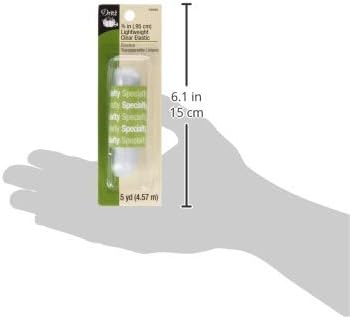 Dritz 9346C Lightweight Elastic Clear 38Inch by 5Yard - Image 3
