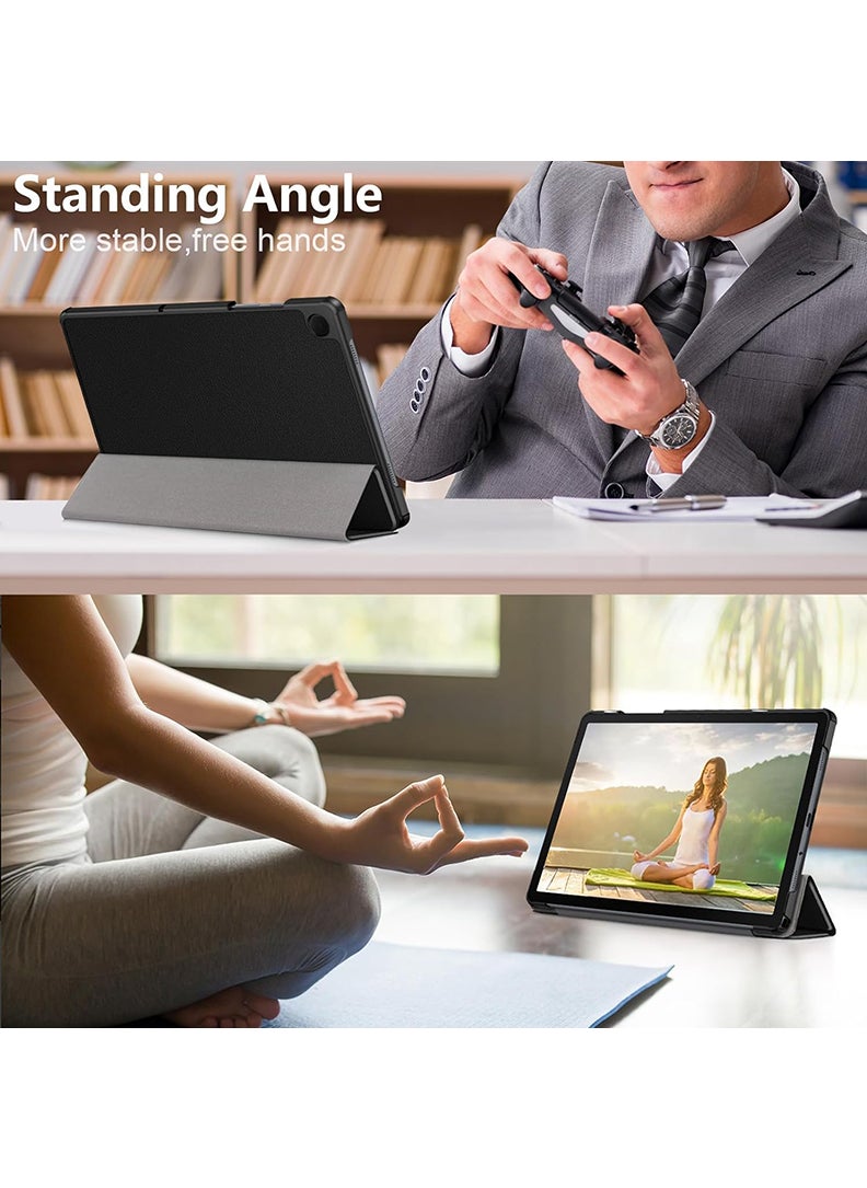 Theodor - Protective Flip Case For Samsung Galaxy Tab A9 Plus With Trifold Stand Auto Wake Sleep Shockproof Cover Messi Goat - Image 1