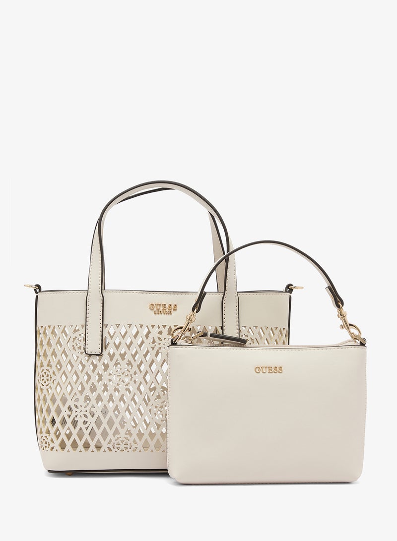 GUESS Letty 2 In 1 Mini Tote Bag - Image 3