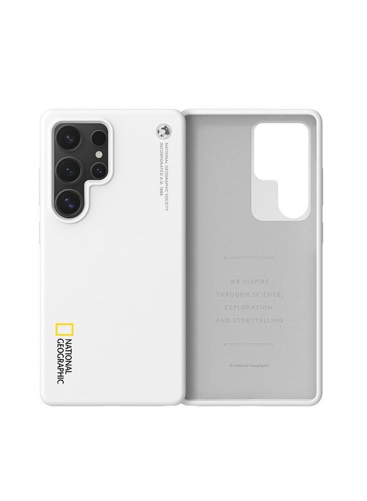National Geographic Silicone Case V2 Galaxy S25 Ultra - White