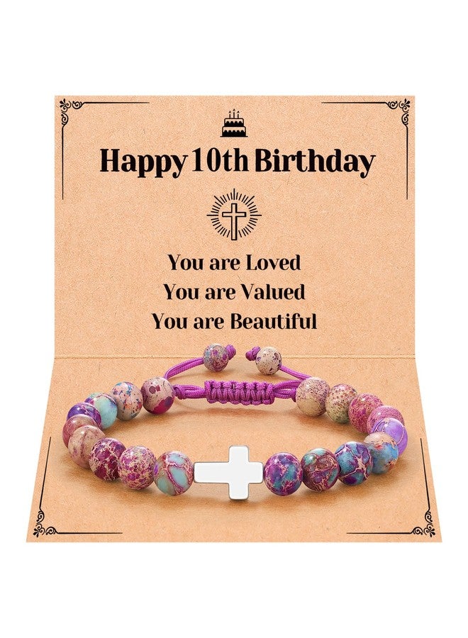 UPROMI 10 Year Old Girl Birthday Gifts, 10th Birthday Bracelet Decorations Gifts for 10 Year Old Girl Preteen Tween Girls Gifts Trendy stuff - Image 1