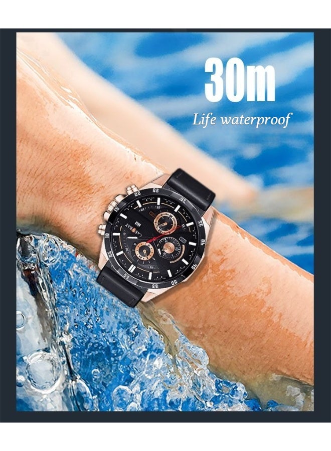 CASSRAY New fully automatic movement men's waterproof stylish sport night light trendy men's watch - Image 3