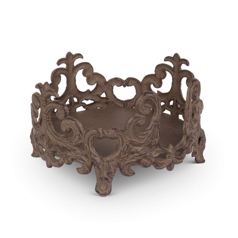 GG Collection GG Collection Acanthus 8inch Diameter Salad Plate Holder