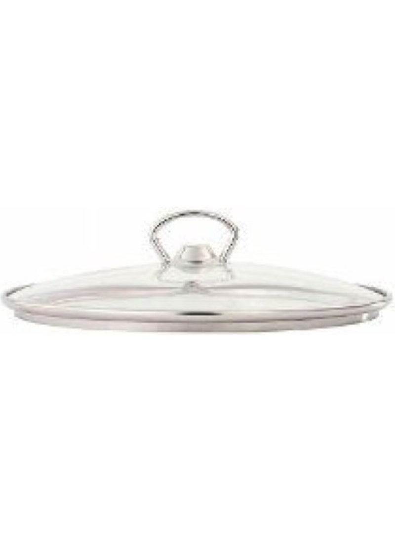 Karaca Granite-Steel 26 cm Pot with Metal Frame and Glass Lid and Metal Handle  - Image 2