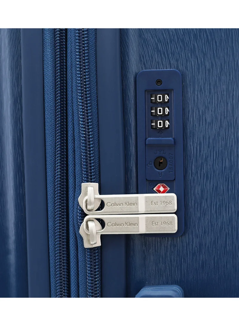 CALVIN KLEIN Calvin Klein 3-Piece Hardshell Luggage Set with Spinner Wheels, TSA Lock - Expandable Suitcase Trolley for Travel