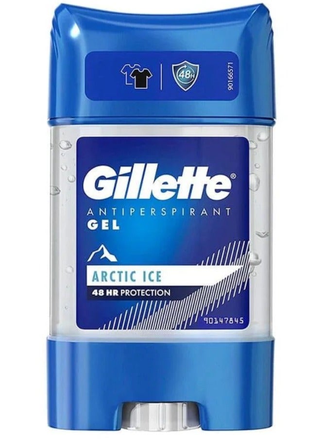 Gillette Arctic Ice Clear Antiperspirant Gel 70ml - Image 1