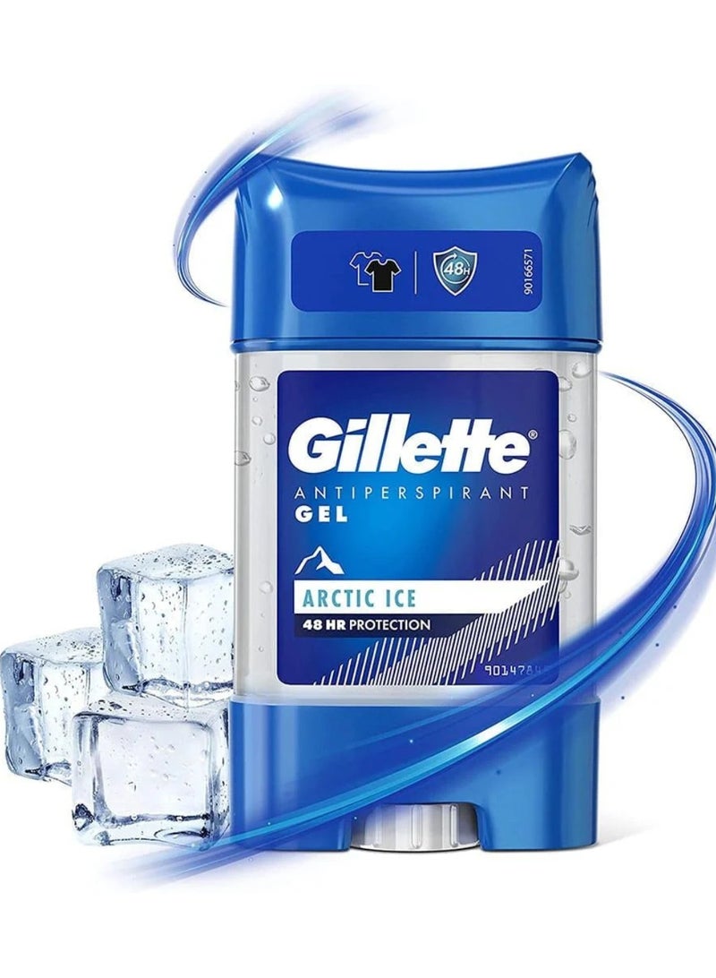 Gillette Arctic Ice Clear Antiperspirant Gel 70ml - Image 2