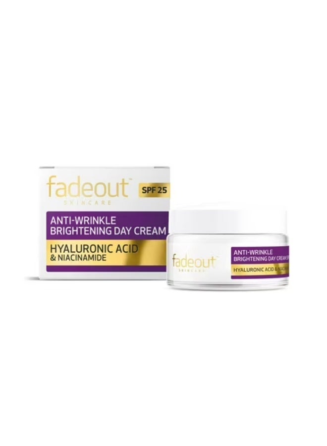 FADEOUT ANTI WRINKLE WHITENING DAY CREAM HYALURONIC ACID & NIACINAMIDE 50ML - Image 2