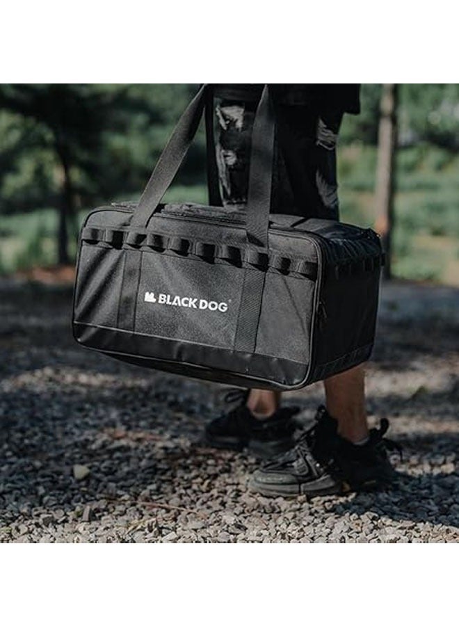 General Camping Storage Box, BLACKDOG Tool Box, 11.8 Gallon (30 L) Large Capacity, Multipurpose Tote Bag, Storage Box, Camping Storage Bag, Firewood Bag, Container, 7-Wheel Storage Box, Waterproof  - Image 4
